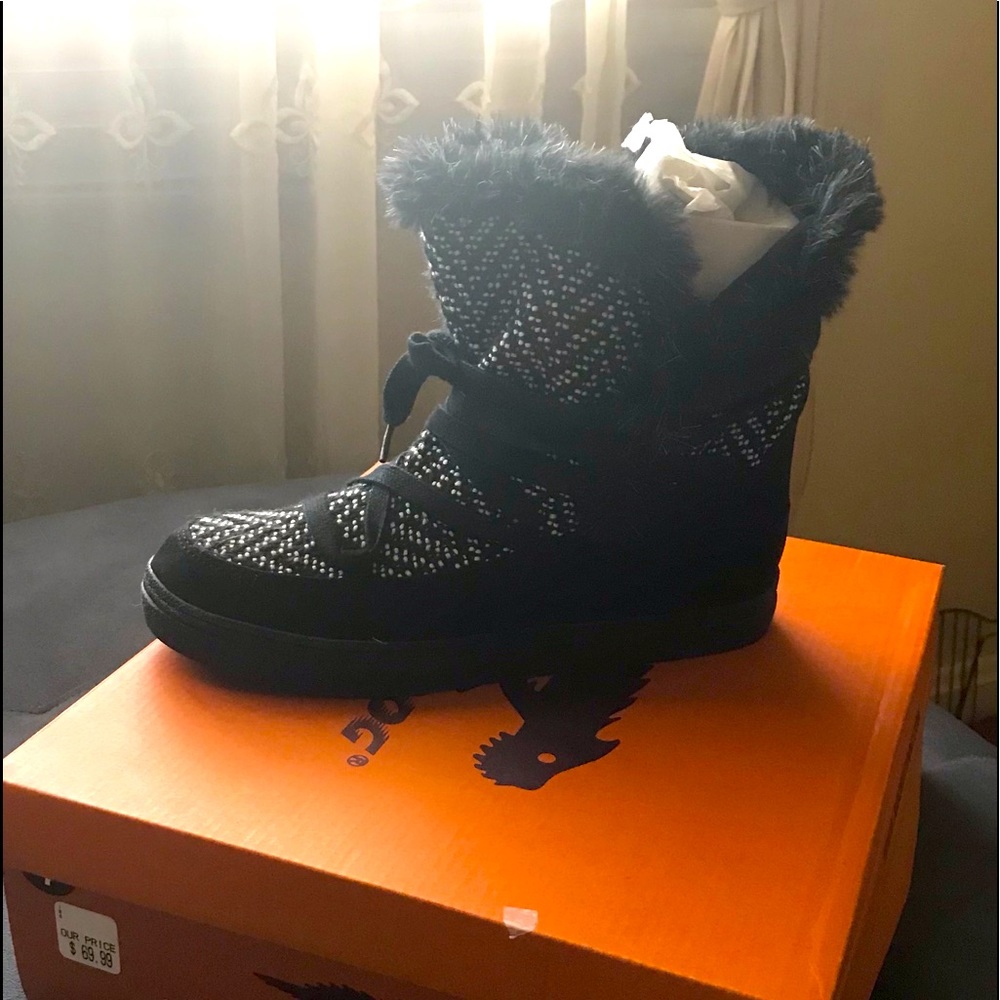 Rocket Dog Black Boots